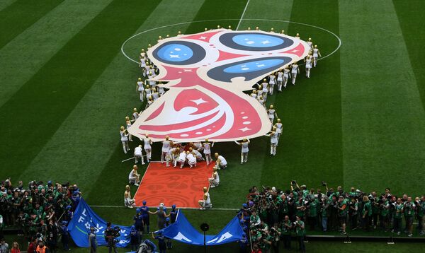 Церемония открытия чемпионата мира по футболу 2018 на стадионе Лужники