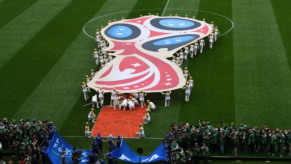 Церемония открытия чемпионата мира по футболу 2018 на стадионе Лужники