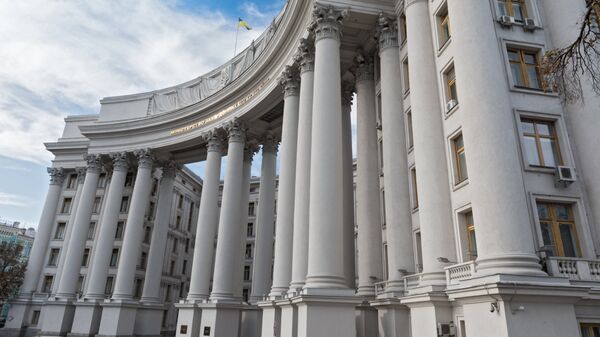 Здание Министерства иностранных дел Украины. Архивное фото