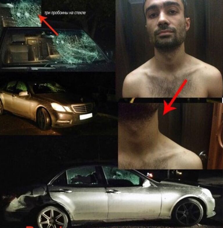 Братья Леоновы утверждают, что их машину расстреляли из боевого оружия друзья Зураба Фарояна Братья Леоновы утверждают, что их машину расстреляли из боевого оружия друзья Зураба Фарояна