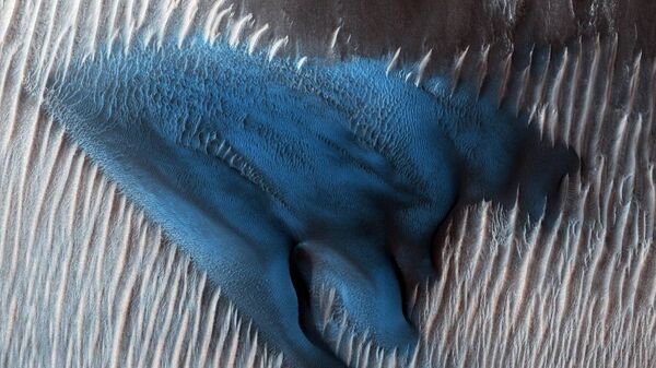 Песчаные дюны на Марсе
