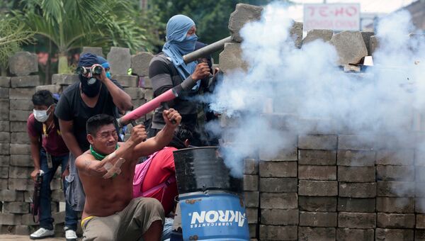 Протесты против правительства президента Никарагуа Даниэля Ортега. Архивное фото