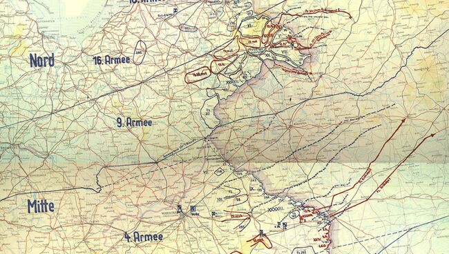 Трофейная карта План Барбаросса. 22 июня 1941