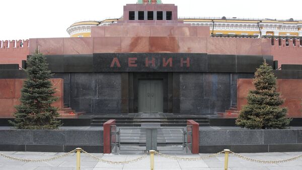 Мавзолей В.И. Ленина на Красной площади после ремонта.