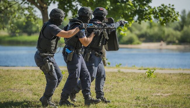 Сотрудники Полиции безопасности Латвии. Архивное фото