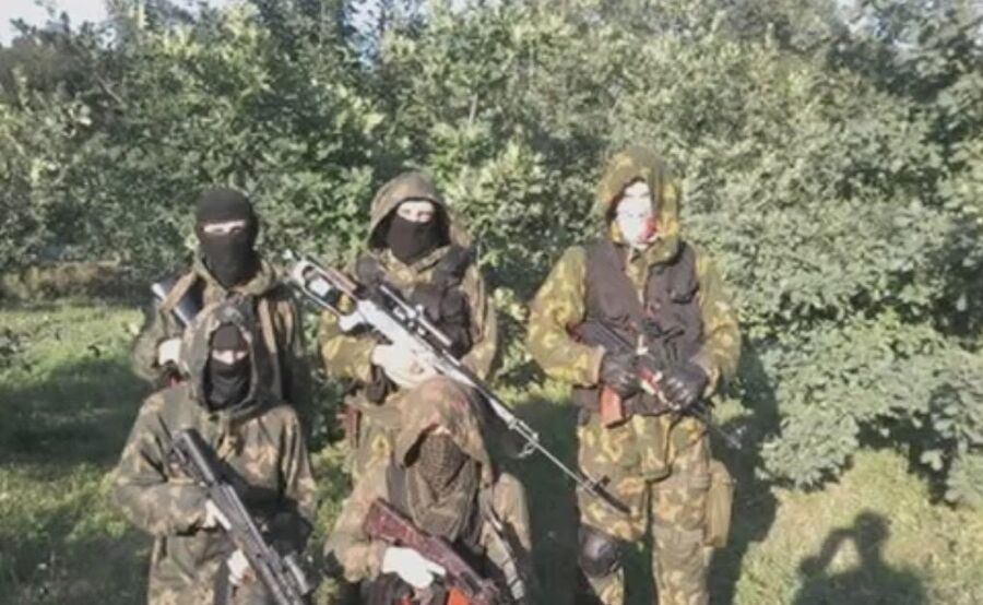 Разведгруппа батальона Азов, Донецкая область