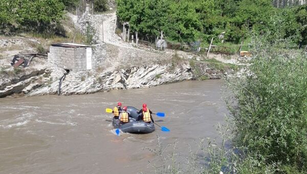Поисковая операция в районе реки Кара-койсу в Дагестане