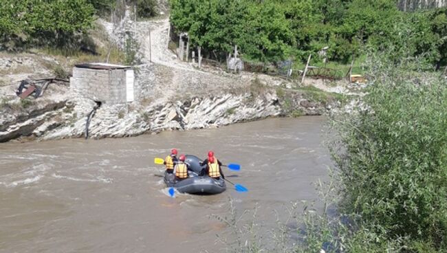 Поисковая операция в районе реки Кара-койсу в Дагестане