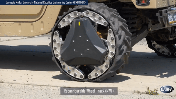 Пентагон представил треугольное колесо-трансформер