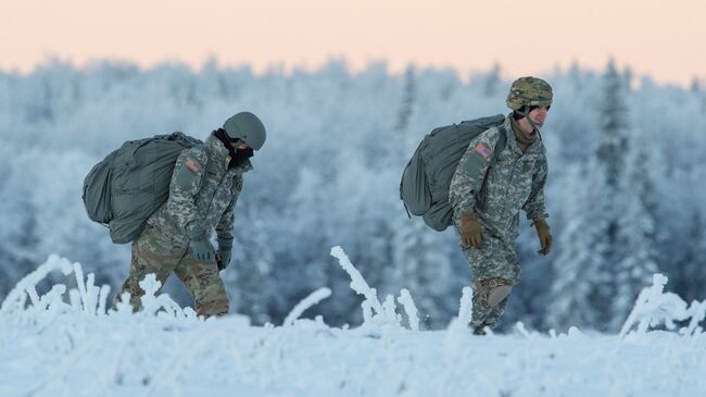 Американские военные во время учений