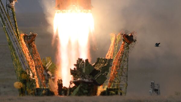 Пуск ракеты-носителя Союз-ФГ. Архивное фото