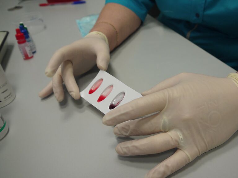 Определение группы крови