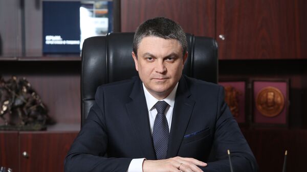 Глава самопровозглашенной Луганской народной республики Леонид Пасечник