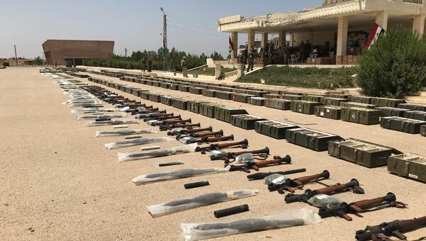 Боевики оставили в сирийской провинции Дераа тонны боеприпасов и оружия