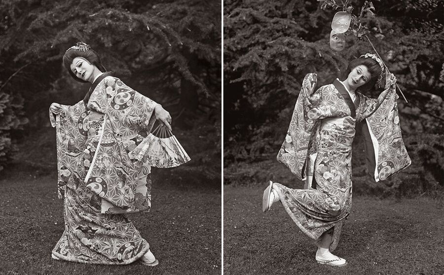 Анна Павлова исполняет сольный японский танец