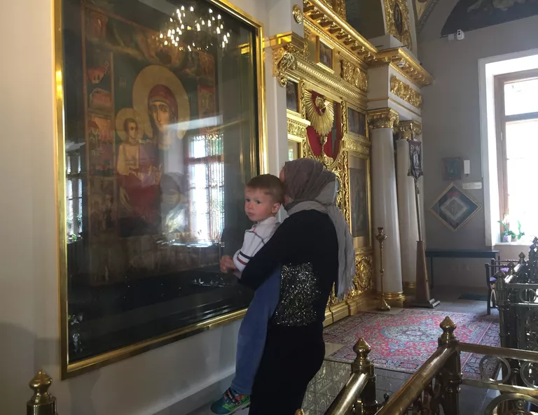 У болгарской Троеручицы в храме Николы в Толмачах У болгарской Троеручицы в храме Николы в Толмачах