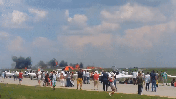 Появилось видео с места падения МиГ-21 в Румынии