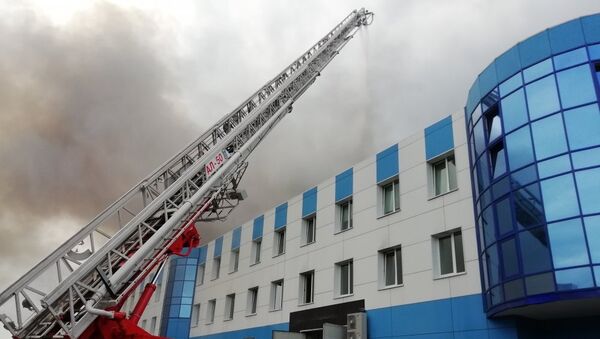 Пожар на Иркутском авиазаводе. 9 июля 2018