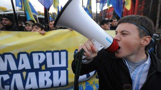 Марш националистов в Киеве. Архивное фото