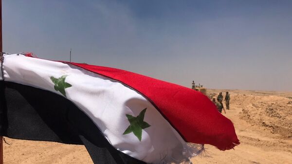 Флаг Сирии. Архивное фото