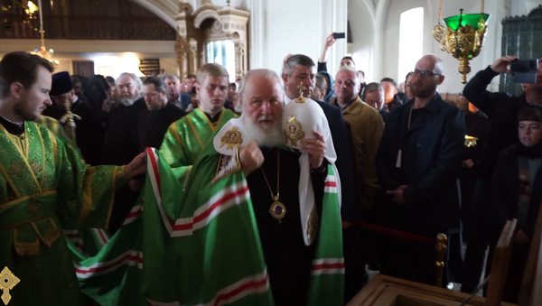 Святейший Патриарх Кирилл прибыл на Валаам. 10 июля 2018