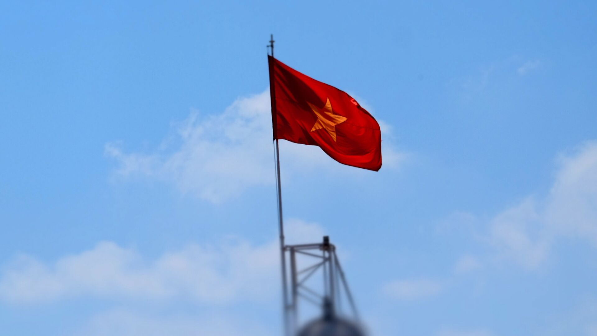 Флаг Вьетнама в Хошимине - РИА Новости, 1920, 19.04.2022
