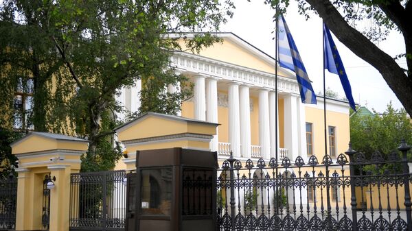Здание посольства Греции в Москве. Архивное фото