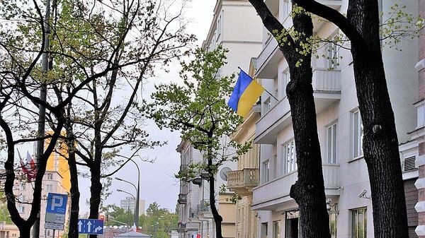 Здание посольства Украины в Польше. Архивное фото