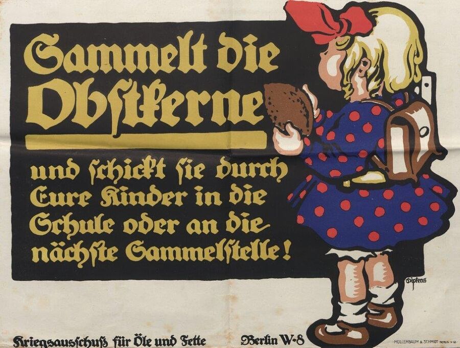 Немецкая пропагандистская открытка времен Первой мировой войны