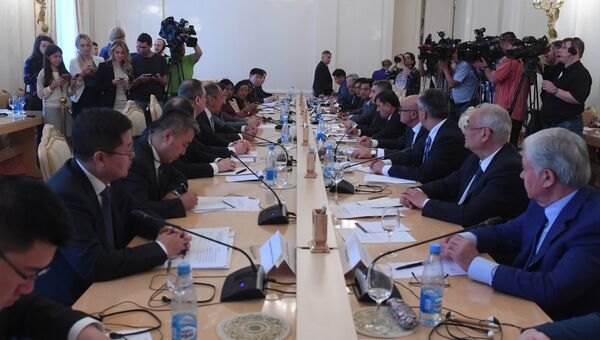Встреча заместителей министров иностранных дел государств - членов ШОС в Москве. 12 июля 2018