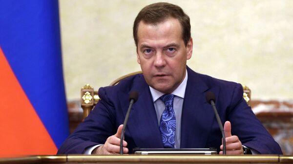 Дмитрий Медведев проводит совещание. Архивное фото