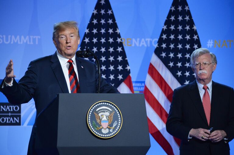 Президент США Дональд Трамп на саммите НАТО в Брюсселе