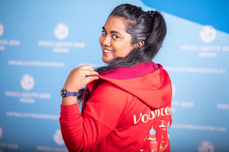 На ЧМ-2018 Сара Мишель Карташова помогает в проведении церемоний открытия матча На ЧМ-2018 Сара Мишель Карташова помогает в проведении церемоний открытия матча