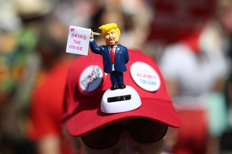 Акция протеста против президента США Дональда Трампа в Лондоне Акция протеста против президента США Дональда Трампа в Лондоне