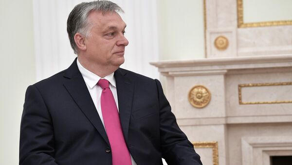 Премьер-министр Венгрии Виктор Орбан во время встречи с президентом РФ Владимиром Путиным. 15 июля 2018