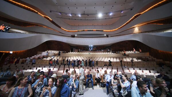 Пресс-конференция, посвященная презентации концертного комплекса Зарядье