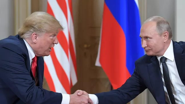 Владимир Путин и Дональд Трамп