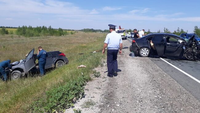 ДТП в Оренбургской области на границе с Казахстаном. 16 июля 2018