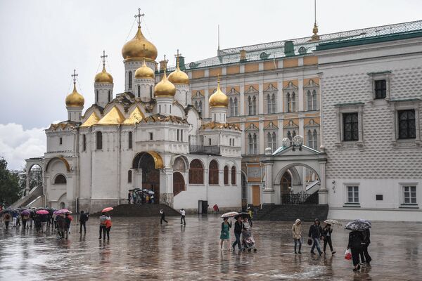 Благовещенский собор на Соборной площади Московского Кремля