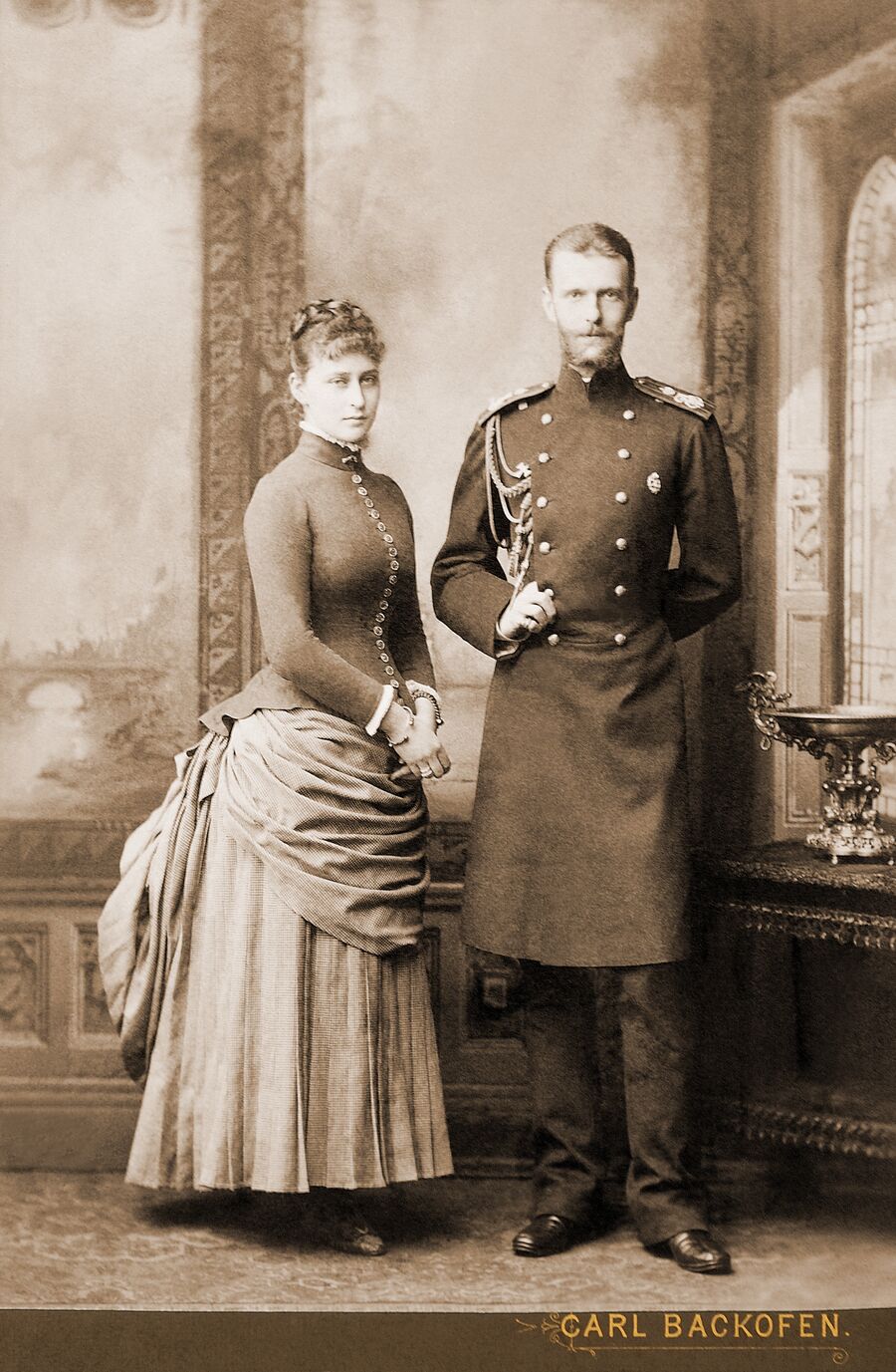 Великий князь Сергей Александрович с супругой великой княгиней Елизаветой Федоровной