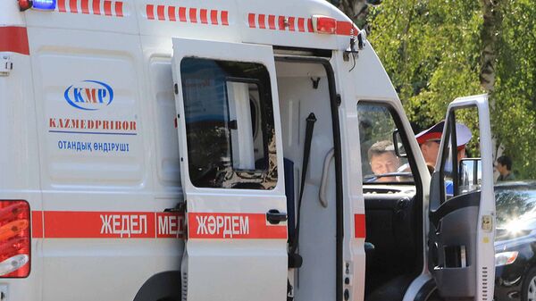 Автомобиль скорой помощи в Казахстане. Архивное фото