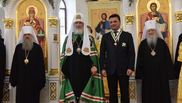 Губернатор Подмосковья Андрей Воробьев награжден орденом Серафима Саровского II степени