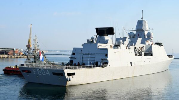 Корабли военно-морской группы НАТО в порту Одессы