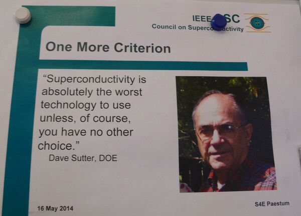 Дейв Шаттер, отдел энергетики Мэрилендского университета (США), о сверхпроводимости