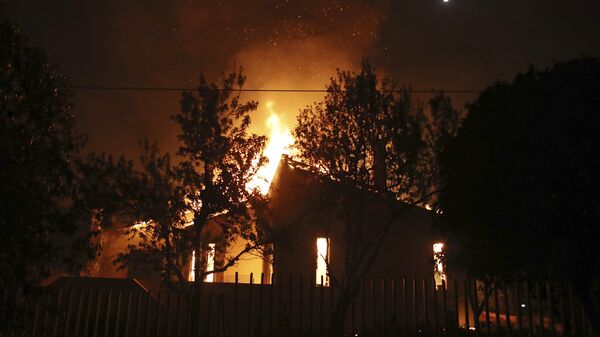 Пожар в деревне Мати в Греции. 23 июля 2018