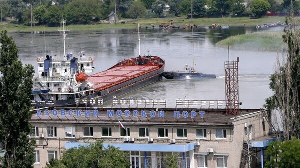 Азовский морской порт (Архивное фото)