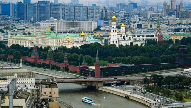 Вид центра Москвы. Архивное фото