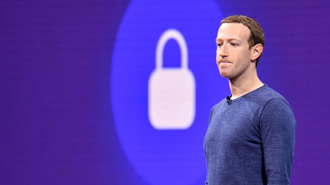 Руководитель компании Facebook Inc. Марк Цукерберг