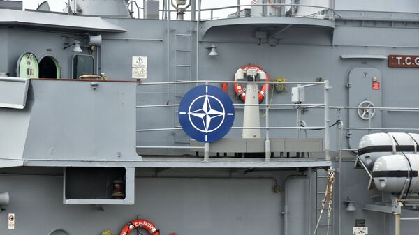 Фрегат Fatih, прибывший с группой кораблей НАТО в порт Одессы. Архивное фото