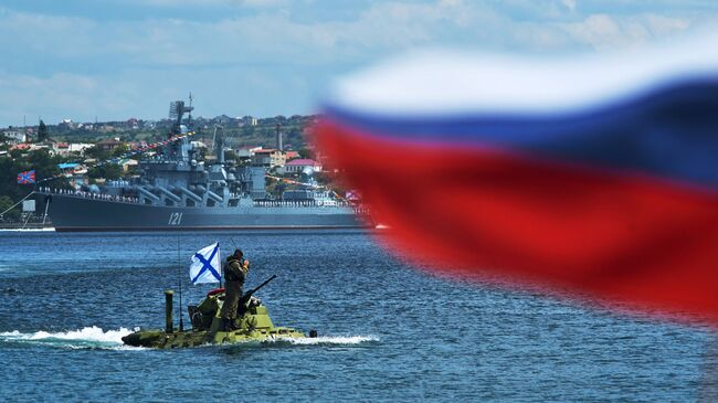 Репетиция парада ВМФ в Севастополе